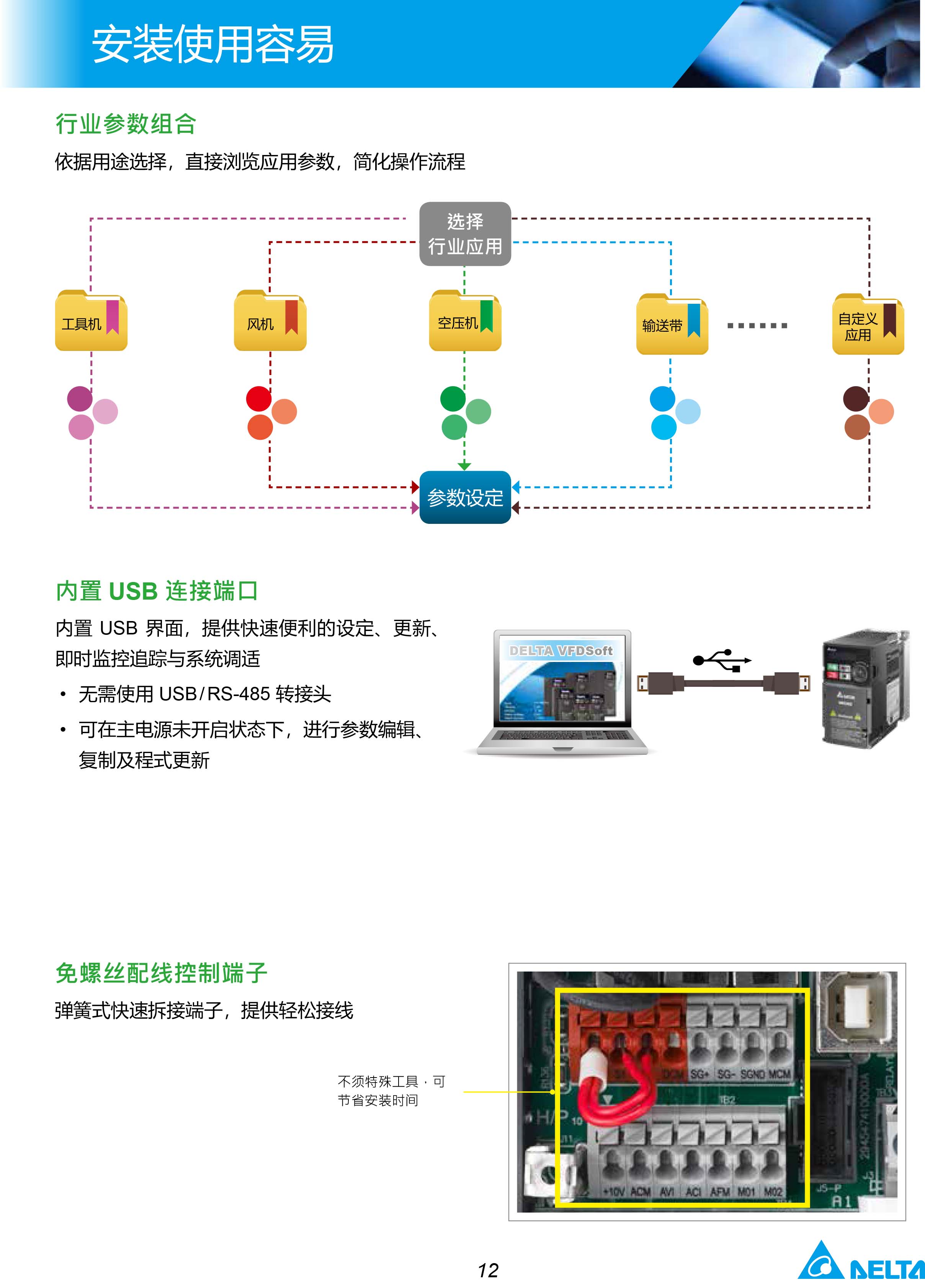 MH300系列臺達變頻器的選型|安裝使用方法|應用|故障代碼